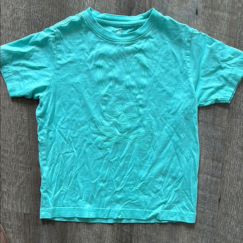 Blue Short Sleeve Crew Neck Tee